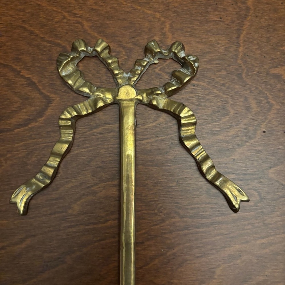 VintageBrass Gold Bow Wall Sconce